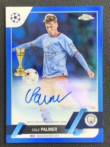 Cole Palmer 2022 Topps Chrome Blue Refractor /150