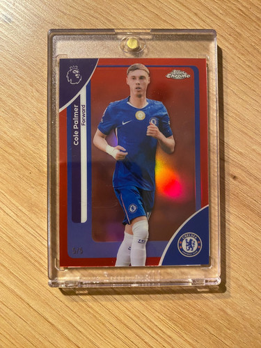 Cole Palmer 2026 Topps Chrome EPL Red /5