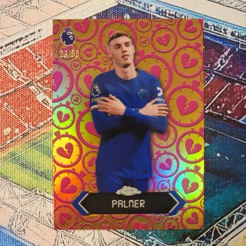 Cole Palmer 2026 Topps Chrome Gold /50
