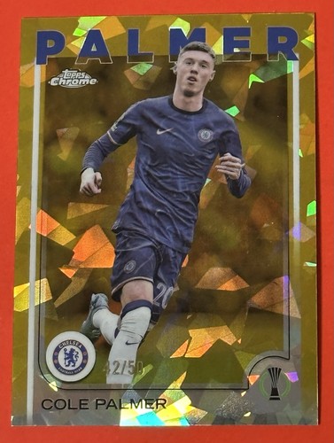 Cole Palmer 2024 Topps Chrome Gold /50