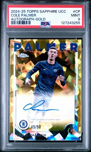 Cole Palmer 2024 Topps Chrome Gold /50