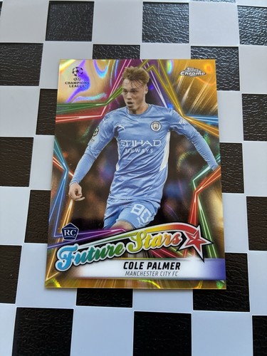 Cole Palmer 2022 Topps Chrome Gold Lava
