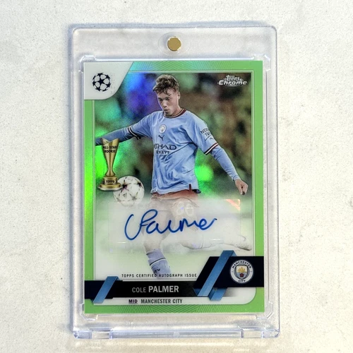 Cole Palmer 2023 Topps Chrome Green Refractor /99