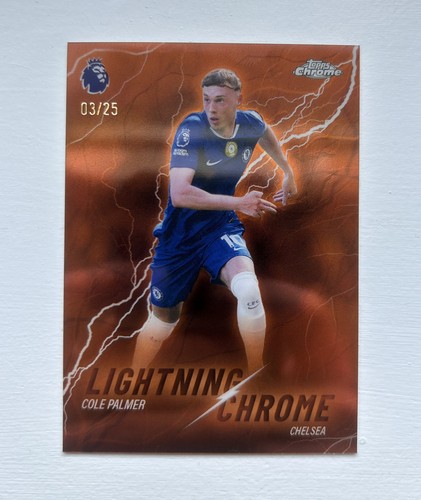 Cole Palmer 2026 Topps Chrome Lightning Chrome /25