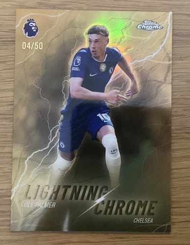 Cole Palmer 2026 Topps Chrome Lightning Chrome /50