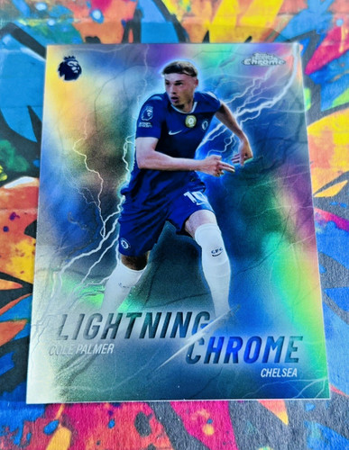 Cole Palmer 2025 Topps Chrome Lightning Chrome