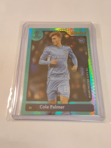Cole Palmer 2021 Topps Chrome Merlin Aqua Prism Refractor
