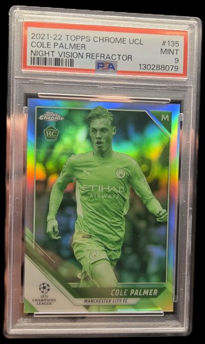 Cole Palmer 2021 Topps Chrome Night Vision Refractor /225