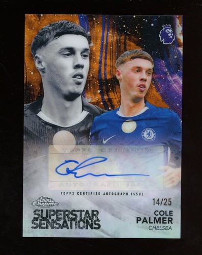 Cole Palmer 2025 Topps Chrome Orange /2