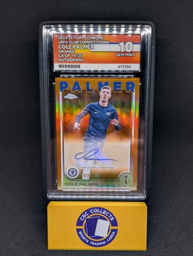Cole Palmer 2024 Topps Chrome Orange /25