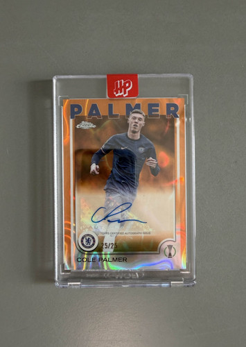 Cole Palmer 2024 Topps Chrome Orange Lava /25
