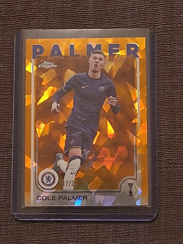 Cole Palmer 2024 Topps Chrome Orange Refractor /25