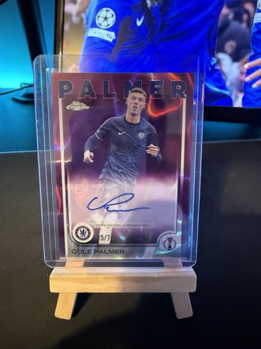 Cole Palmer 2024 Topps Chrome Pink Lava /75