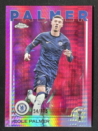 Cole Palmer 2025 Topps Chrome Pink Shimmer /175