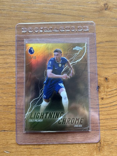 Cole Palmer 2025 Topps Chrome Premier League Gold /50