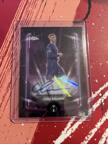 Cole Palmer 2024 Topps Chrome Purple Black Laser /75
