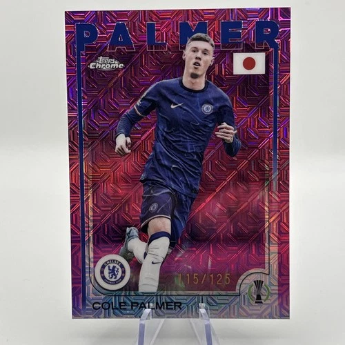 Cole Palmer 2024 Topps Chrome Purple Mojo /125