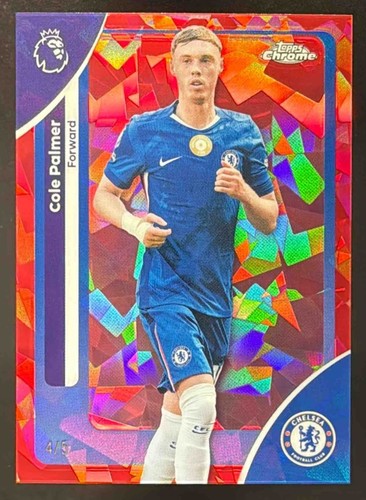 Cole Palmer 2026 Topps Chrome Red Refractor /5