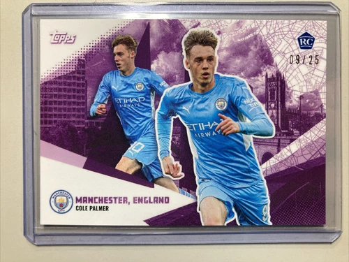 Cole Palmer 2023 Topps Chrome Sapphire /25