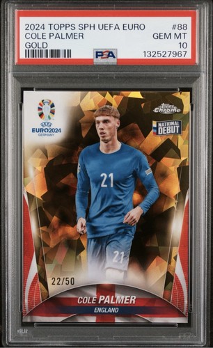 Cole Palmer 2024 Topps Chrome Sapphire /50