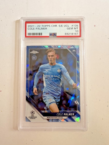 Cole Palmer 2022 Topps Chrome Sapphire