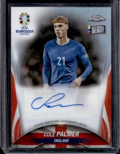 Cole Palmer 2024 Topps Chrome Sapphire Edition
