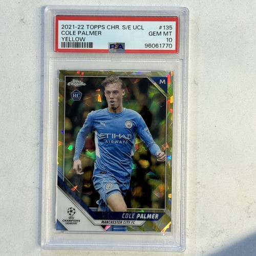Cole Palmer 2021 Topps Chrome Sapphire Yellow /99