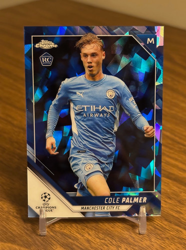 Cole Palmer 2021 Topps Chrome UEFA Champions League Sapphire