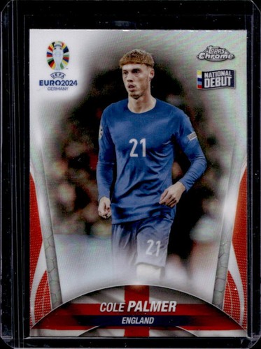 Cole Palmer 2023 Topps Chrome UEFA Euro Refractor
