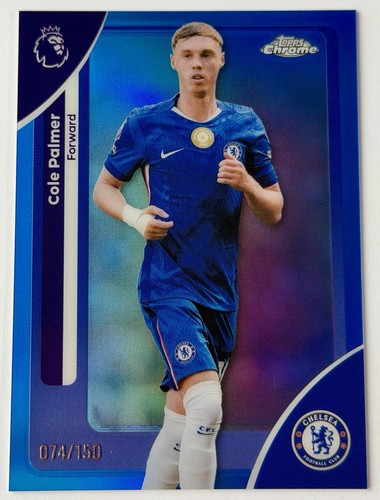 Cole Palmer 2025 Topps Cromo Azul Azul /150