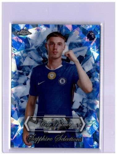 Cole Palmer 2025 Topps Cromo Premier League Sapphire