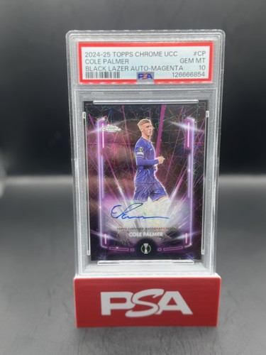 Cole Palmer 2024 Topps Cromo UCC Negro Lazer /75