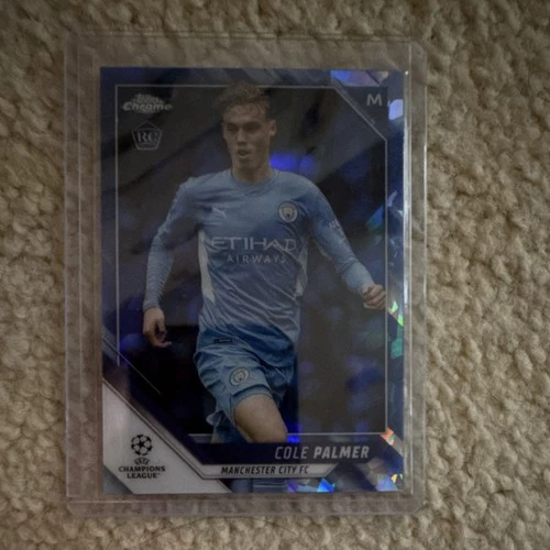 Cole Palmer 2021 Topps Cromo UCL Sapphire