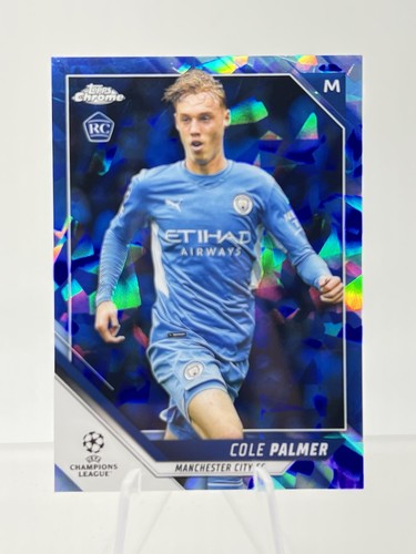Cole Palmer 2021 Topps Cromo UEFA UCL Zafiro
