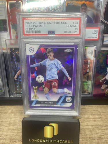 Cole Palmer 2022 Topps Cromo Zafiro Purple /15