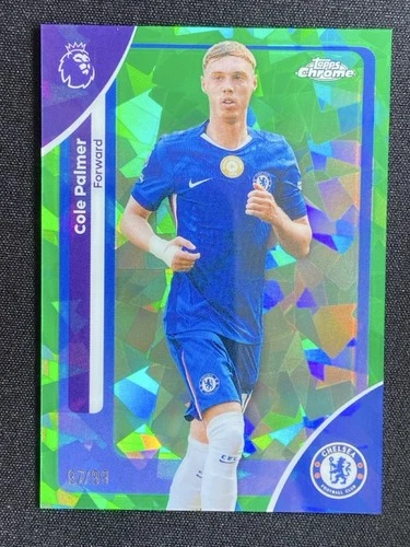 Cole Palmer 2025 Topps Cromo Zafiro Zafiro Verde /99