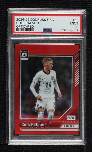 Cole Palmer 2024 Panini Donruss FIFA Optic Red Prizm /299