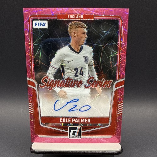 Cole Palmer 2024 Panini Donruss FIFA Pink Velocity Prizm