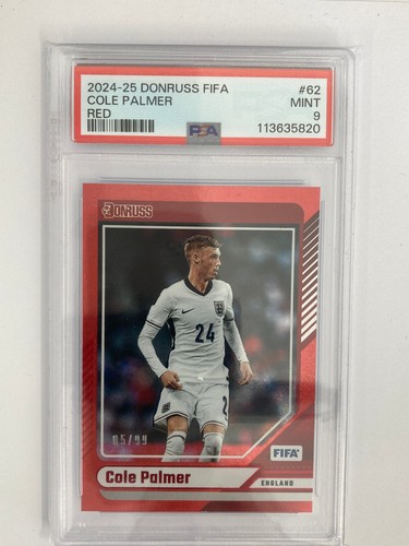 Cole Palmer 2024 Panini Donruss FIFA Red /99