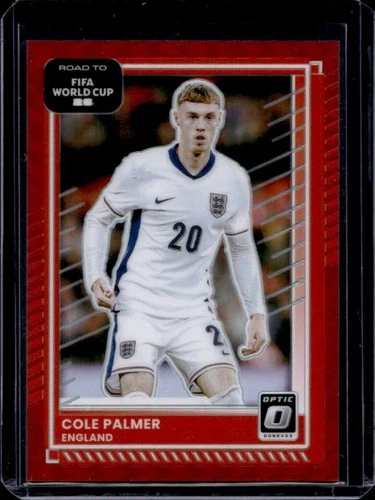 Cole Palmer 2025 Panini Donruss Road to FIFA World Cup 26 Optic Red /199