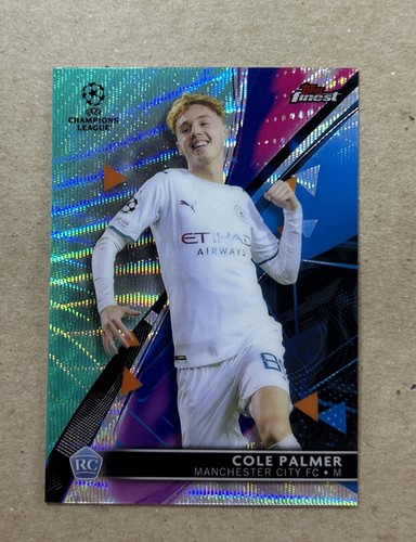 Cole Palmer 2021 Topps Finest Aqua /75