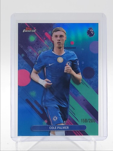 Cole Palmer 2025 Topps Finest Azul /200