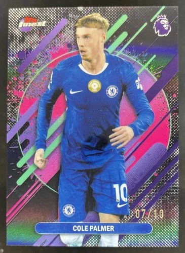 Cole Palmer 2026 Topps Finest Black Refractor /10