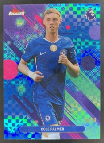 Cole Palmer 2026 Topps Finest Blue Checkerboard /99