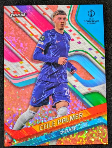 Cole Palmer 2024 Topps Finest Gold Pink Refractor /50