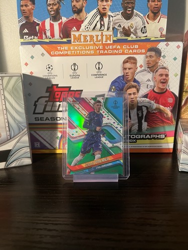 Cole Palmer 2024 Topps Finest Green Refractor /99