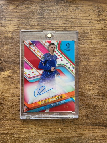 Cole Palmer 2024 Topps Finest Rosso /5