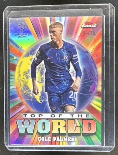 Cole Palmer 2024 Panini Finest UEFA Gold Refractor /75