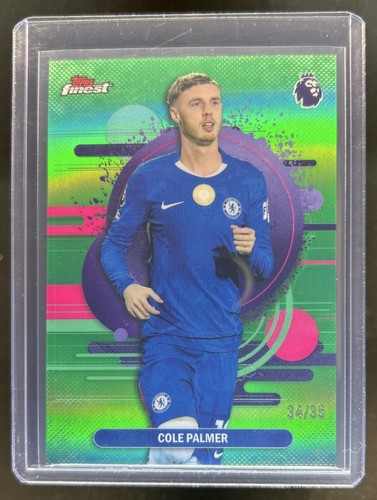 Cole Palmer 2025 Topps Finest Verde Refractor /35