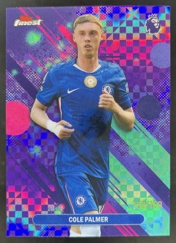 Cole Palmer 2025 Topps Finest Viola (Purple Checkerboard) /150